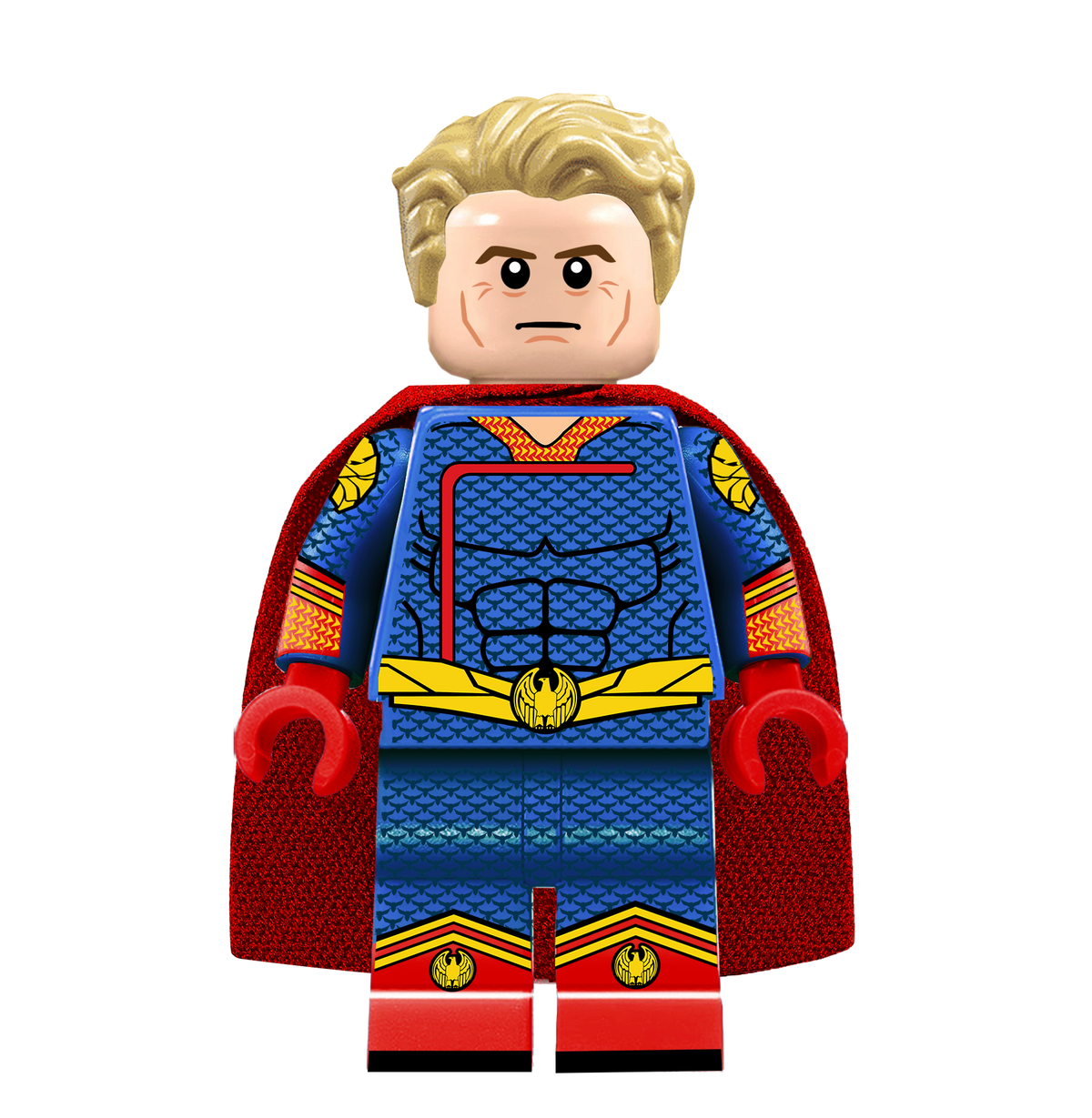 Homelander - Famous Minifigs Custom Printed Minifigure product image 1, provided for visual reference and product detail