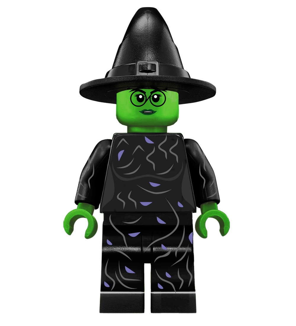 Elphaba - Famous Minifigs Custom Printed Minifigure