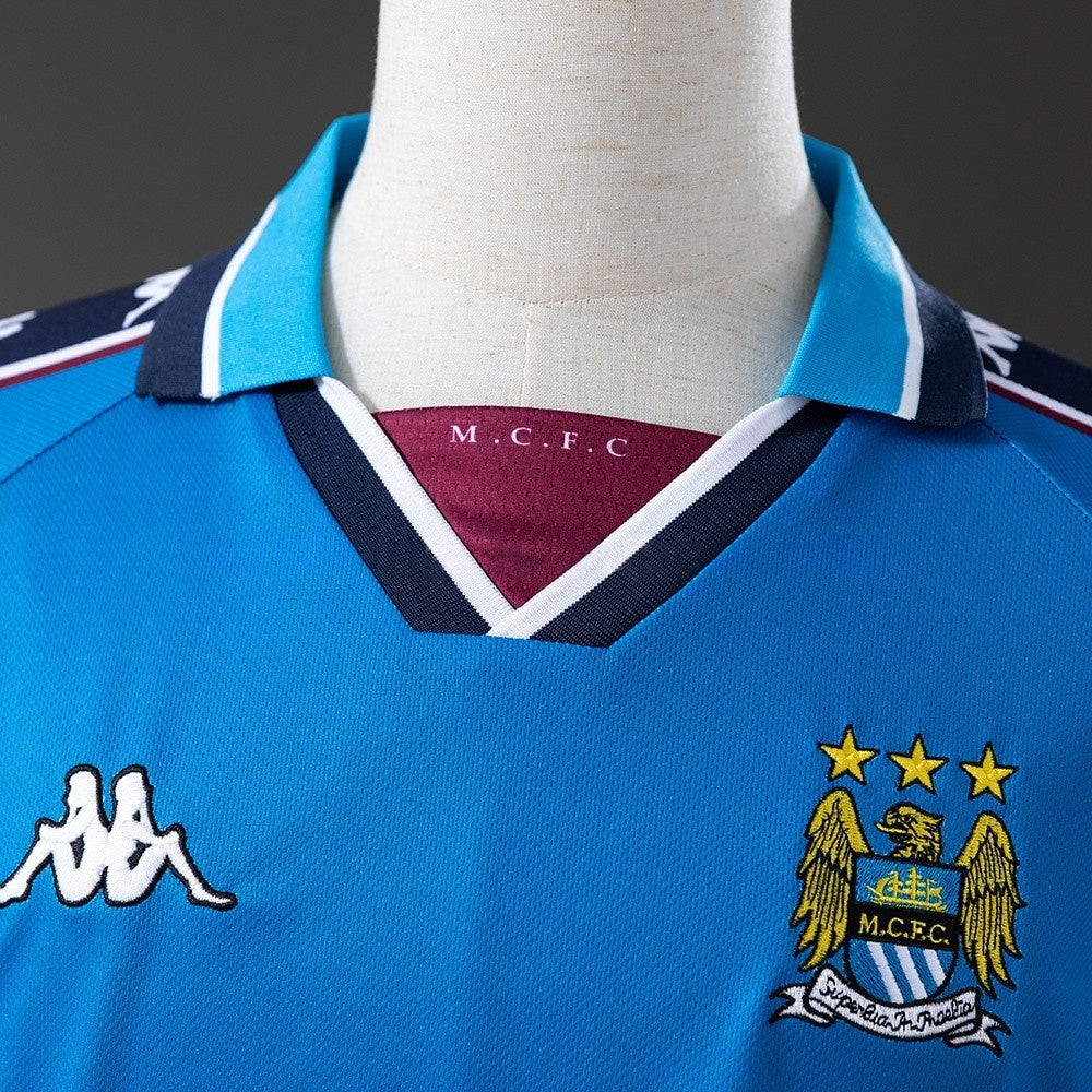 Manchester City Jersey 1997-99 Home Retro Football Kit product image 7