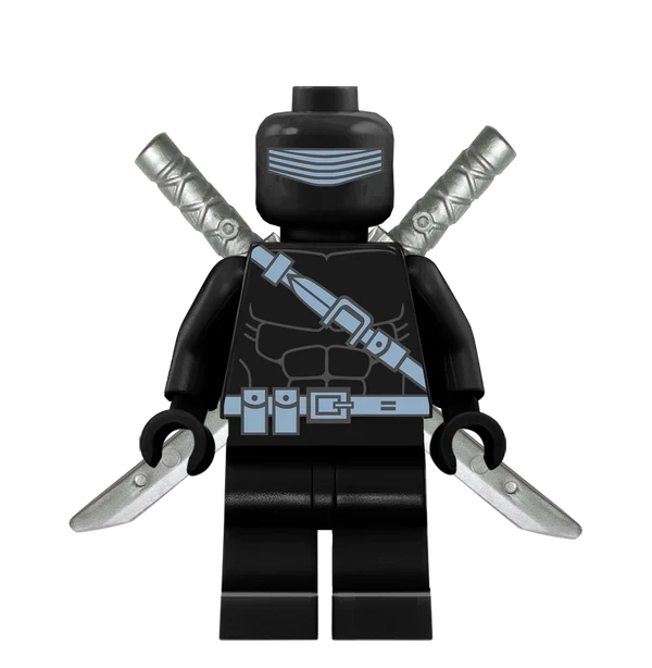 Snake Eyes - Famous Minifigs Custom Printed Minifigure product image 1, provided for visual reference and product detail