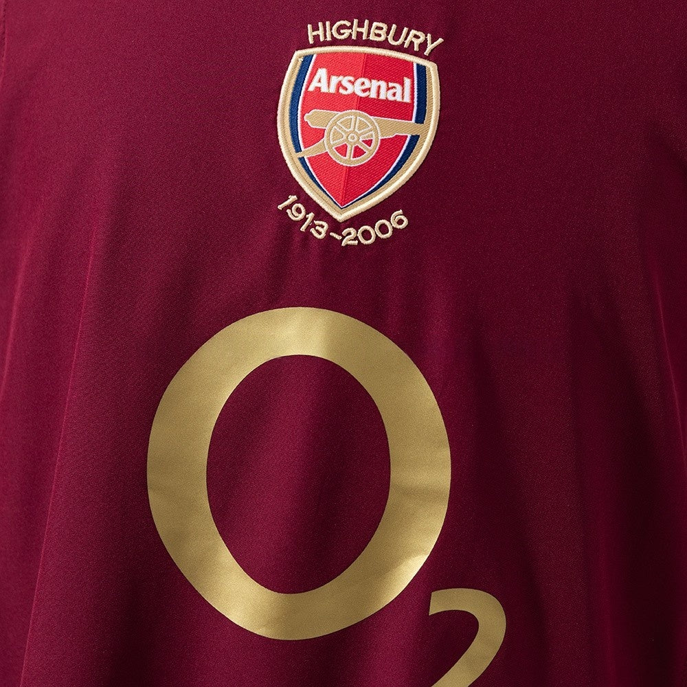 Arsenal Jersey 2005-06 Home Retro Football Kit Long Sleeves product image 6