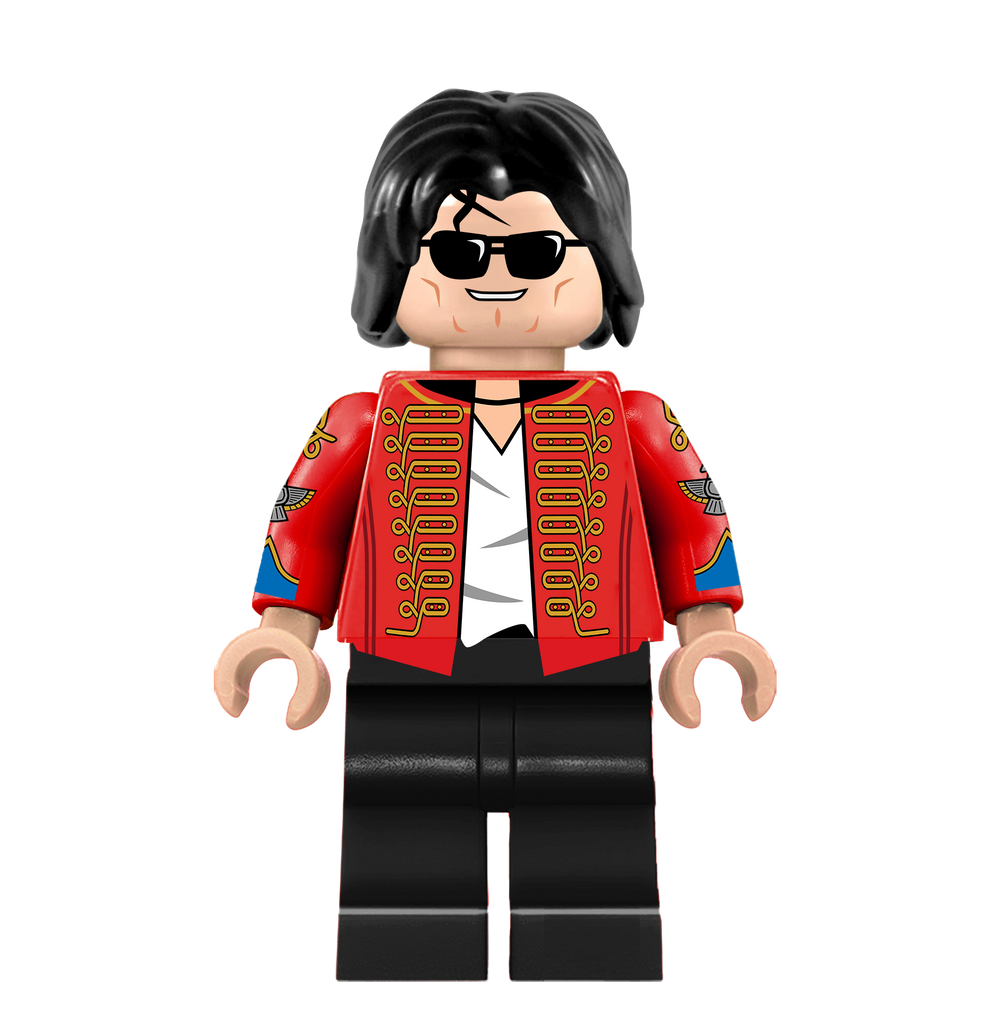 Michael Jackson - Famous Minifigs Custom Printed Minifigure