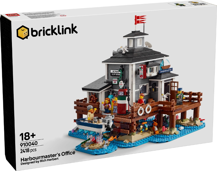 910040 Harbormaster's Office (Bricklink Designer Program) product image 1, provided for visual reference and product detail