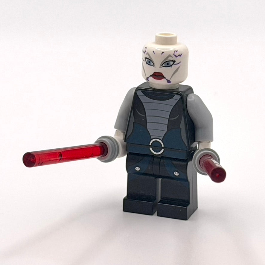 Asajj Ventress - Black Torso (With Light Sabers) product image 1, provided for visual reference and product detail review