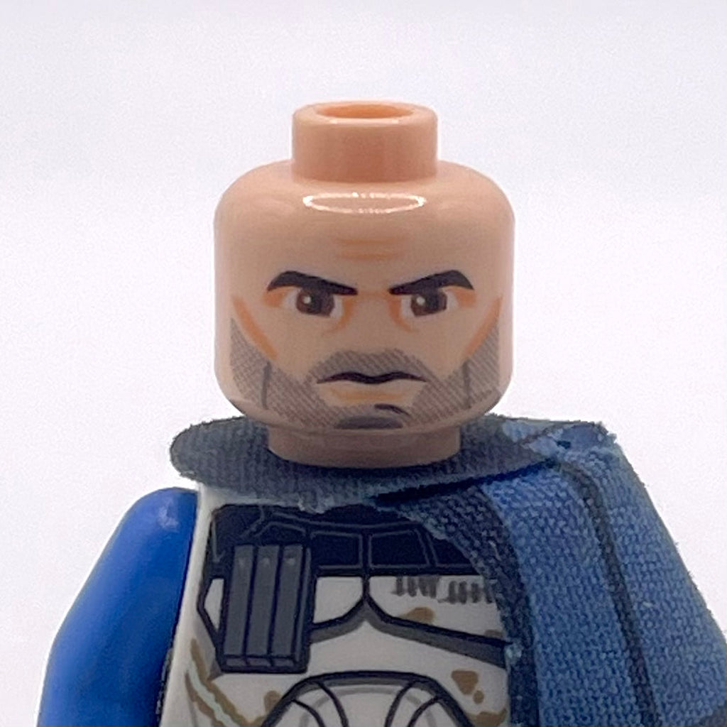 Clone Trooper Captain Rex, 501st Legion (Phase 2) - Blue Cloth Pauldron, Black Cloth Kama, Large Eyes product image 2,