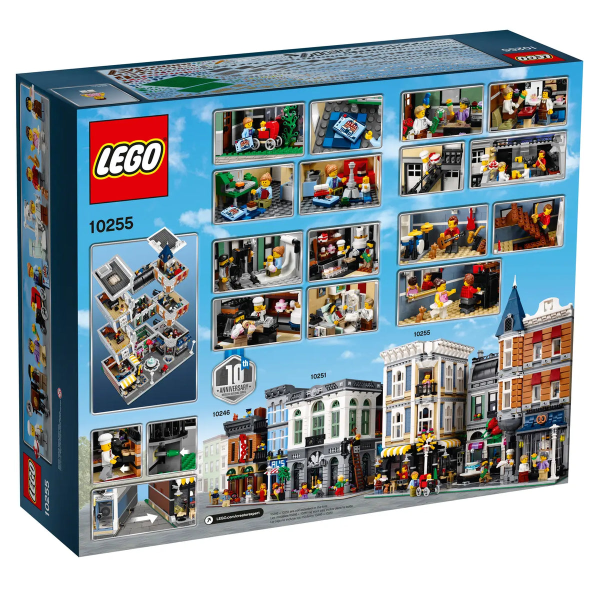 LEGO Creator 10255 Assembly Square product image 2, provided for visual reference and product detail review