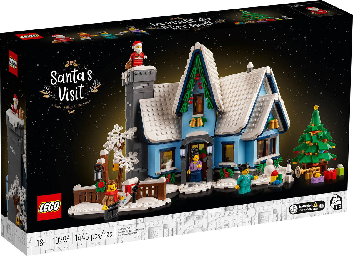 LEGO Icons 10293 Santa's Visit product image 1, provided for visual reference and product detail review
