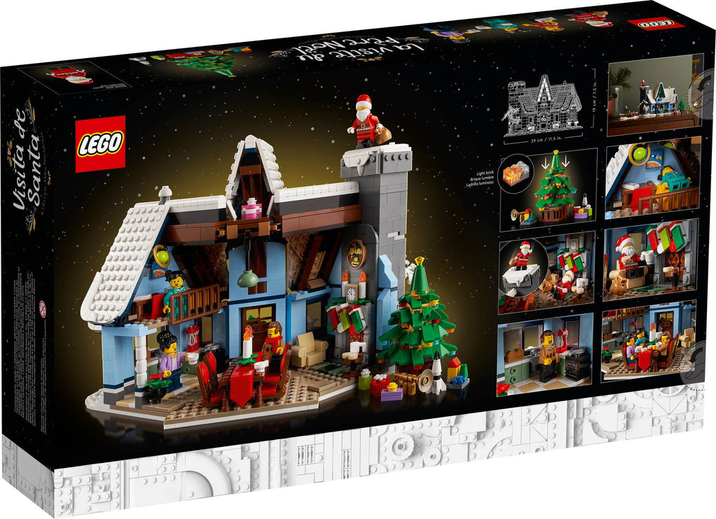 LEGO Icons 10293 Santa's Visit product image 2, provided for visual reference and product detail review