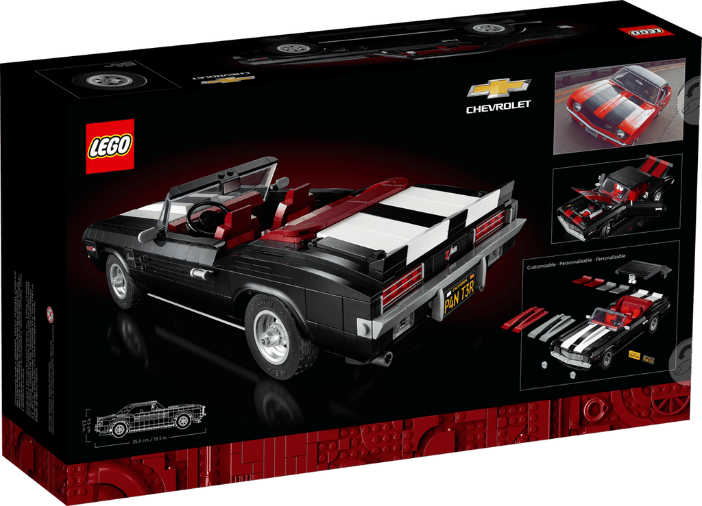 LEGO Icons 10304 Chevrolet Camaro Z28 product image 2, provided for visual reference and product detail review