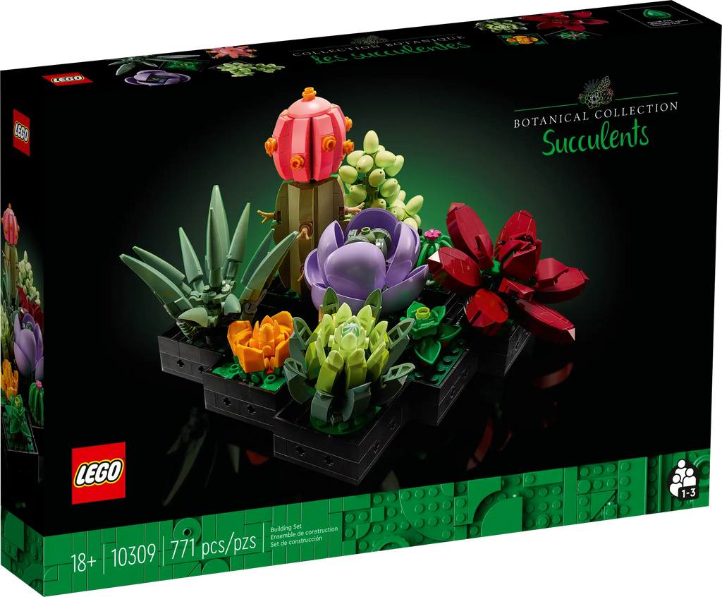 LEGO Icons: The Botanical Collection 10309 Succulents product image 1, provided for visual reference and product detail