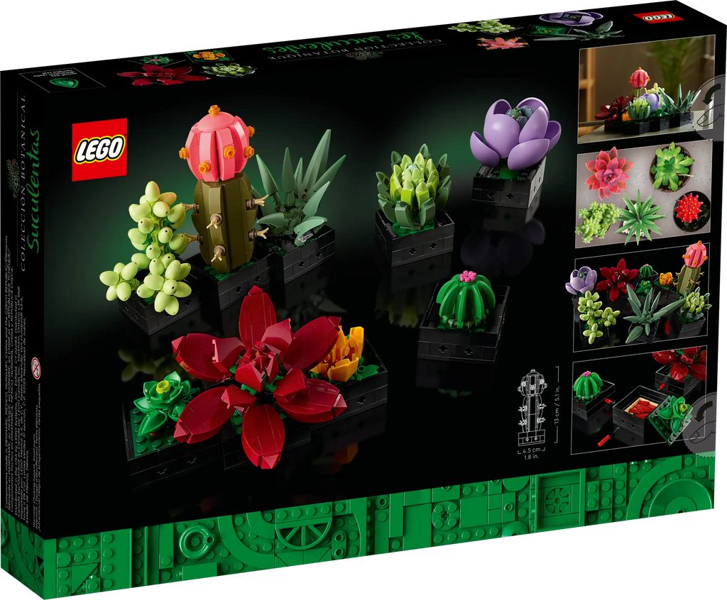 LEGO Icons: The Botanical Collection 10309 Succulents product image 2, provided for visual reference and product detail