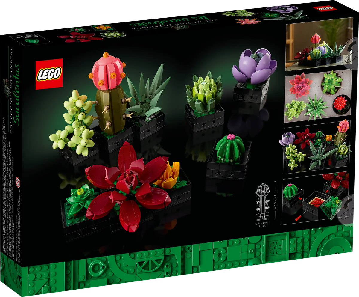 LEGO Icons: The Botanical Collection 10309 Succulents product image 2, provided for visual reference and product detail