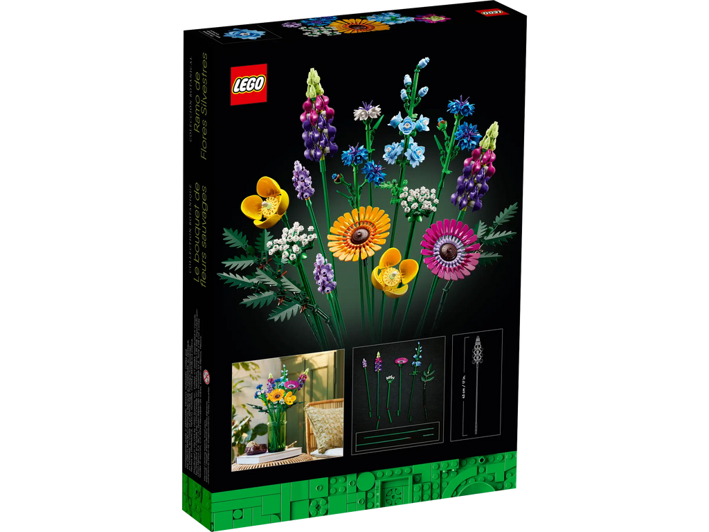LEGO Icons: The Botanical Collection 10313 Wildflower Bouquet product image 2, provided for visual reference and product