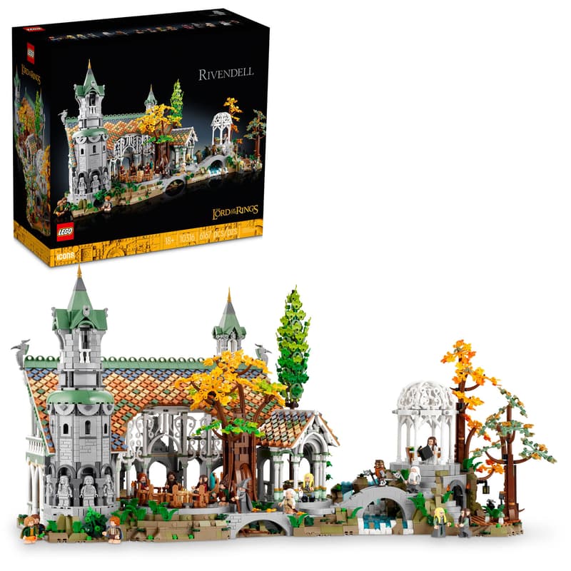 LEGO The Lord of the Rings 10316 Rivendell product image 1, provided for visual reference and product detail review