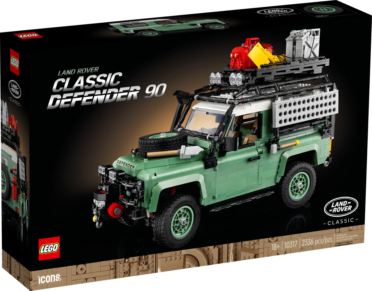 LEGO Icons 10317 Land Rover Classic Defender 90 product image 1, provided for visual reference and product detail review