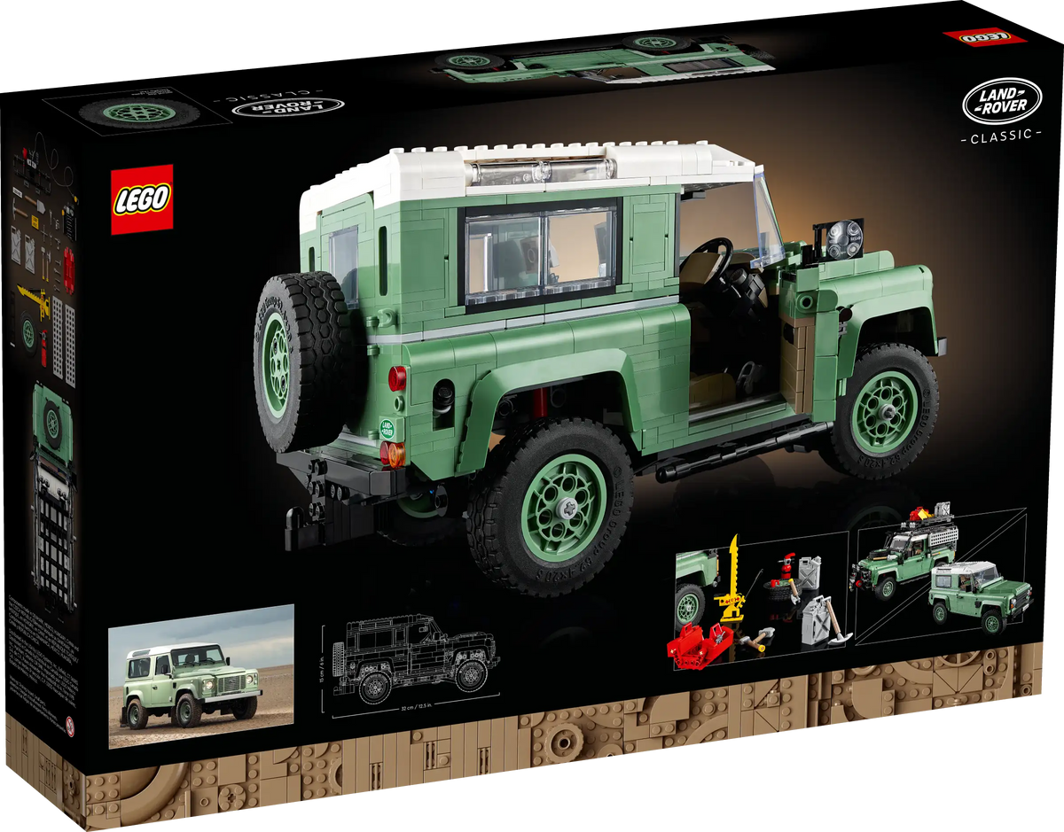 LEGO Icons 10317 Land Rover Classic Defender 90 product image 2, provided for visual reference and product detail review
