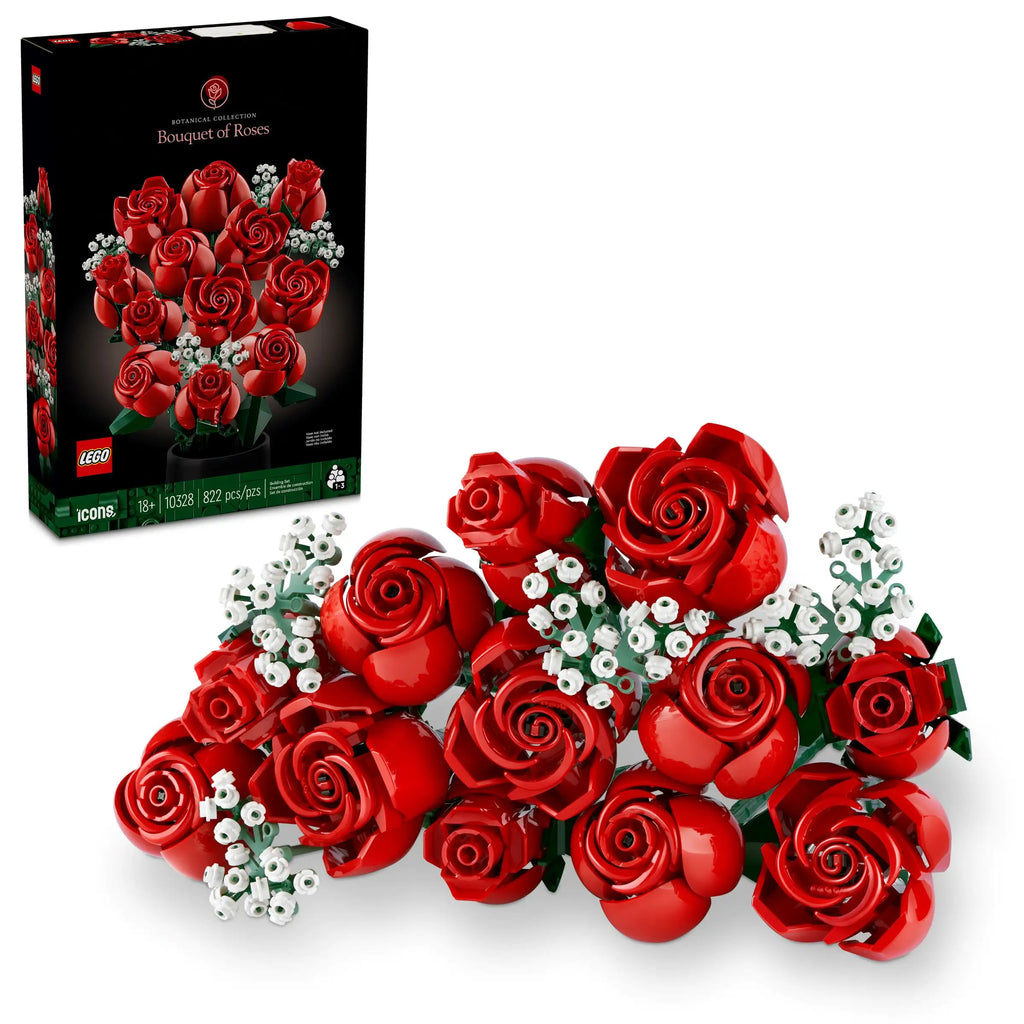 LEGO Icons: The Botanical Collection 10328 Bouquet of Roses product image 1, provided for visual reference and product
