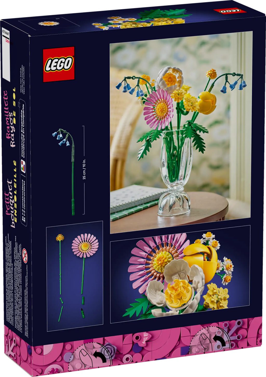 LEGO Icons: Botanicals Collection 10347 Petite Sunny Bouquet product image 2, provided for visual reference and product