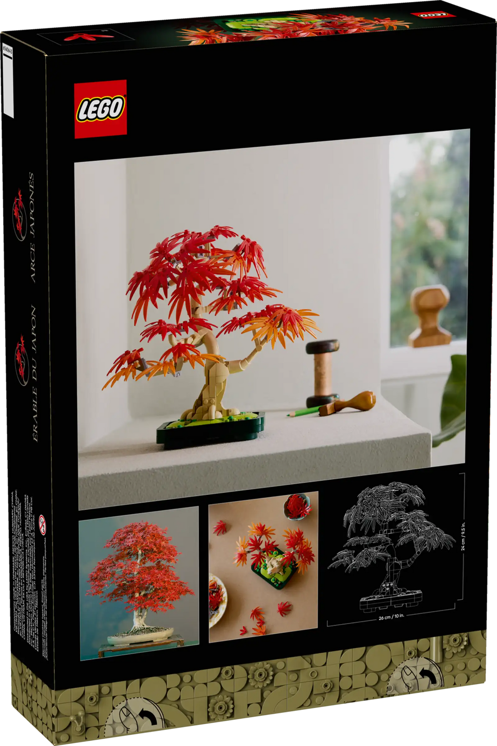 LEGO Botanicals 10348 Japanese Red Maple Bonsai Tree product image 2, provided for visual reference and product detail review