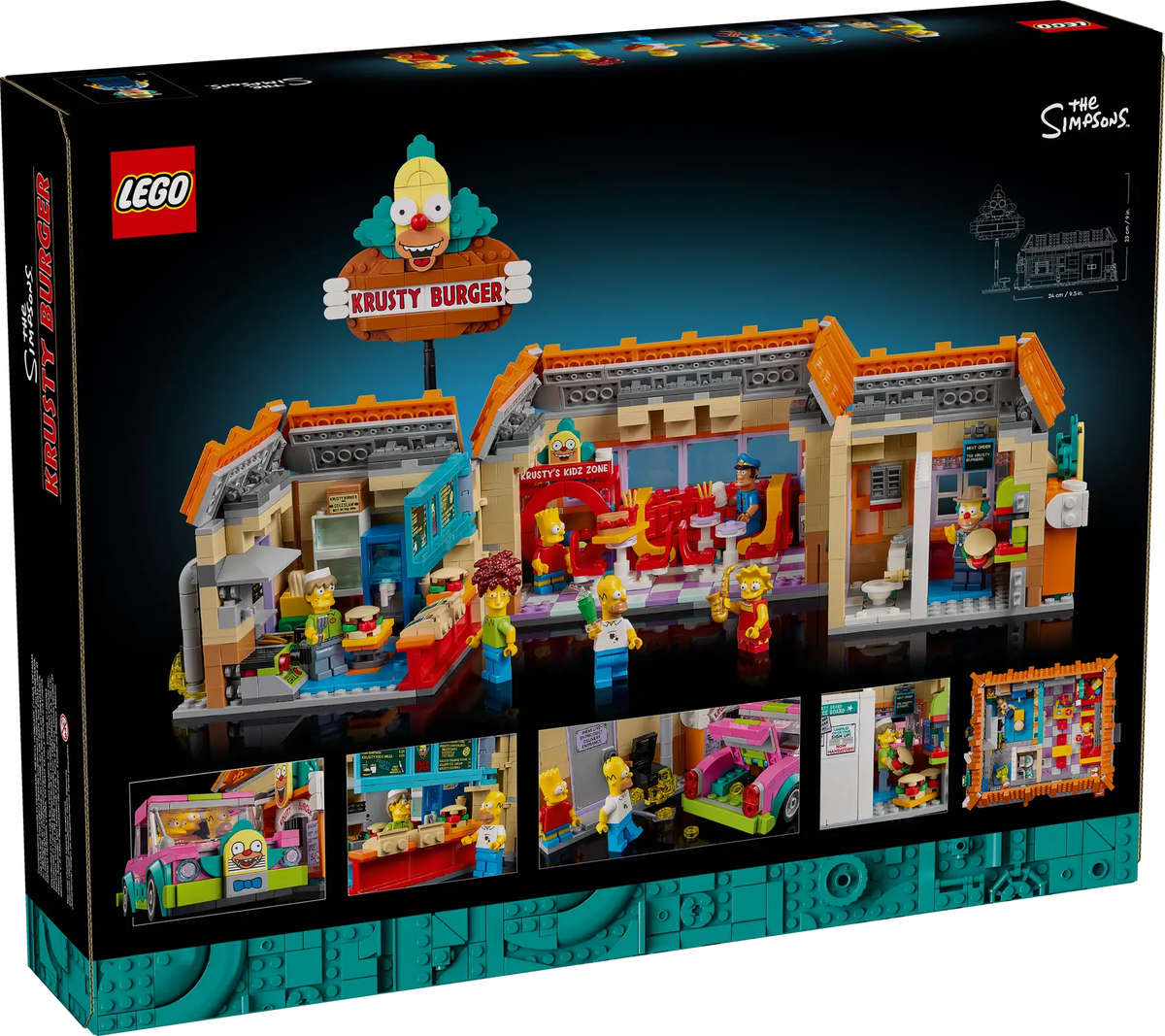 LEGO The Simpson's 10352 Krusty Burger product image 2, provided for visual reference and product detail review