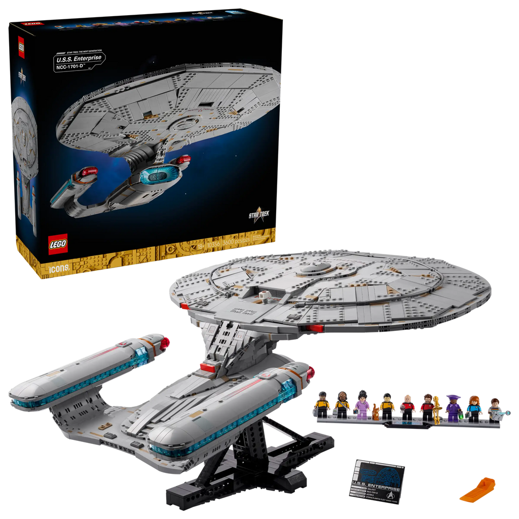 LEGO Icons 10356 Star Trek: U.S.S. Enterprise NCC-1701-D product image 1, provided for visual reference and product detail