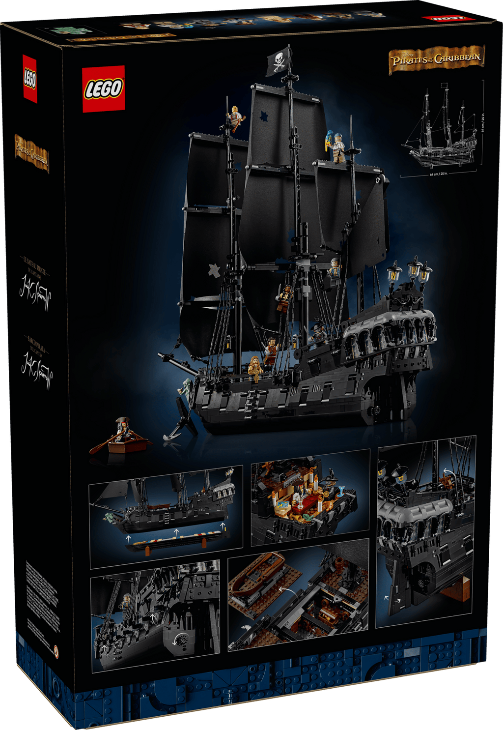 LEGO Icons 10365 Captain Jack Sparrow's Pirate Ship product image 2, provided for visual reference and product detail review