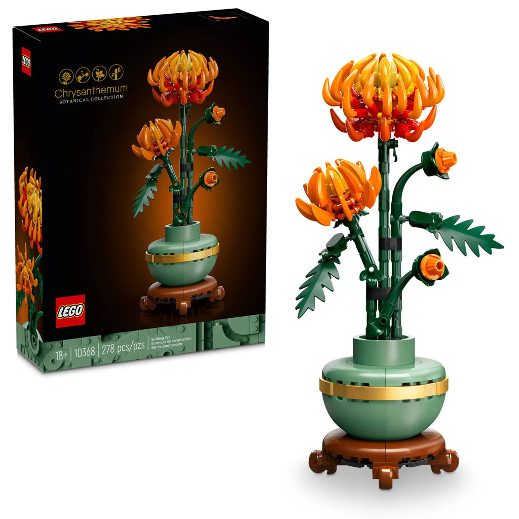 LEGO Icons: The Botanical Collection 10368 Chrysanthemum product image 1, provided for visual reference and product detail