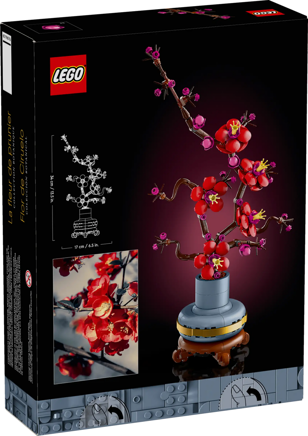 LEGO The Botanical Collection 10369 Plum Blossom product image 2, provided for visual reference and product detail review