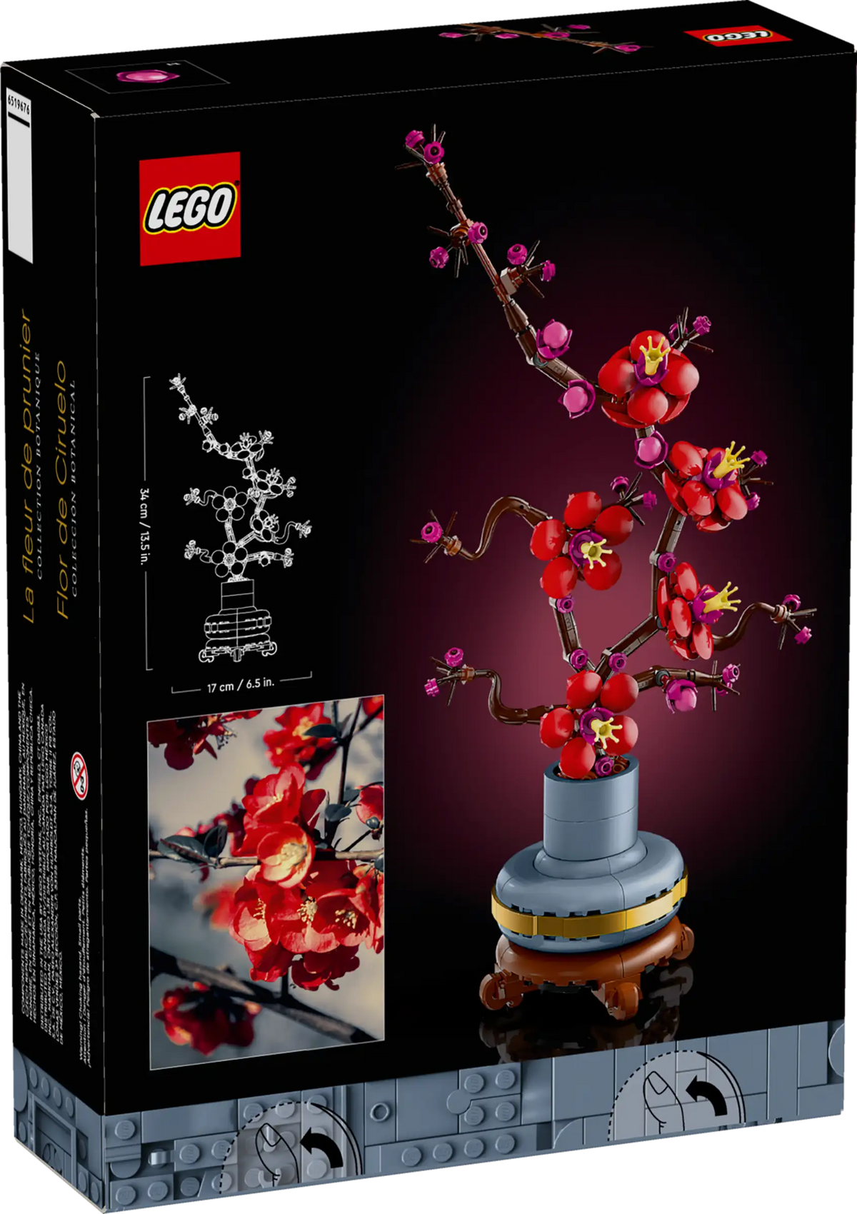 LEGO The Botanical Collection 10369 Plum Blossom product image 2, provided for visual reference and product detail review
