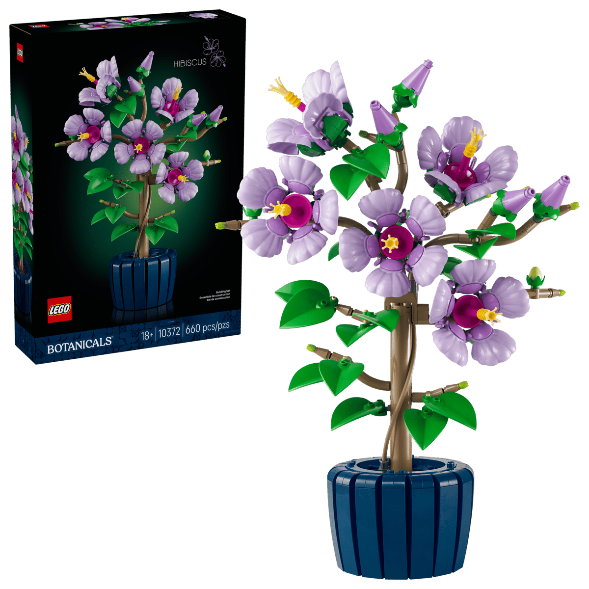 LEGO Botanicals 10372 Hibiscus product image 1, provided for visual reference and product detail review
