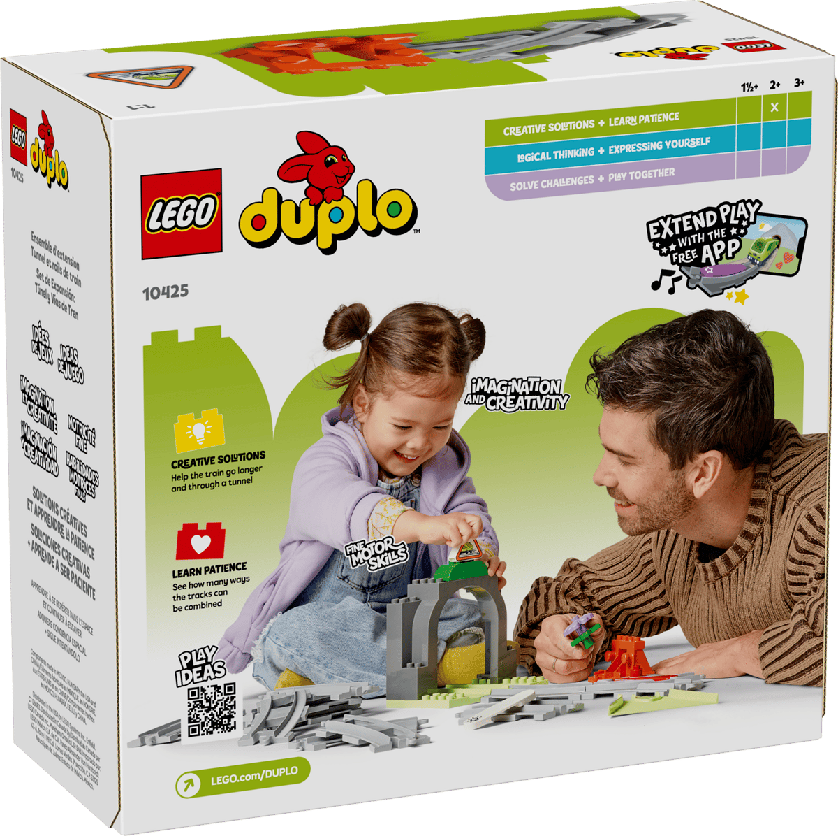 LEGO duplo 10425 Train Tunnel and Tracks Expansion Set product image 2, provided for visual reference and product detail