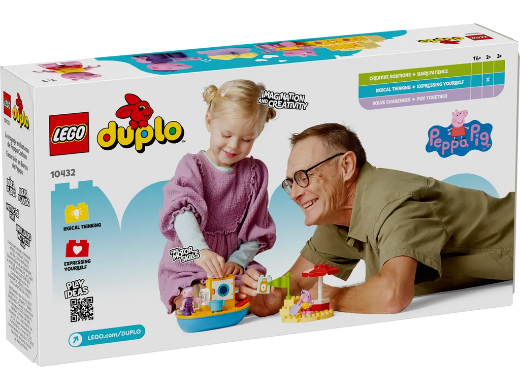 LEGO Duplo 10432 Peppa Pig Boat Trip product image 2, provided for visual reference and product detail review