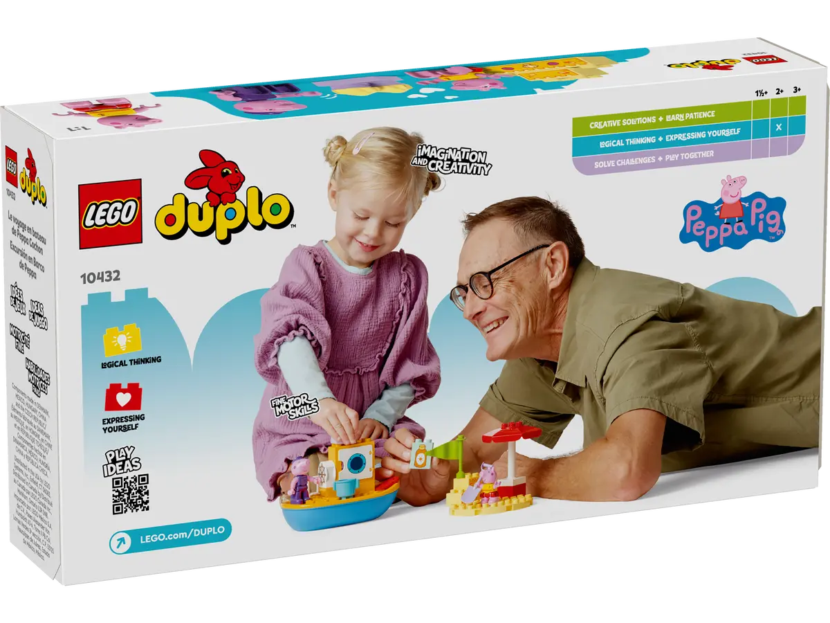 LEGO Duplo 10432 Peppa Pig Boat Trip product image 2, provided for visual reference and product detail review