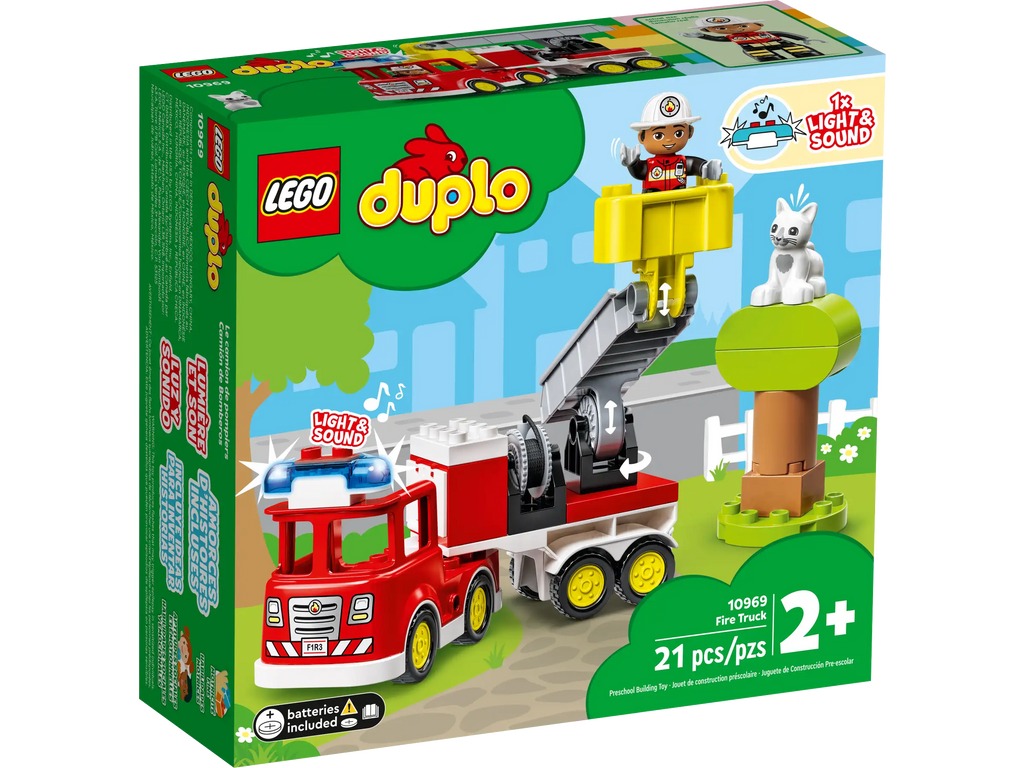 LEGO Duplo 10969 Fire Truck product image 1, provided for visual reference and product detail review