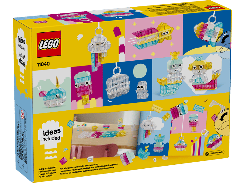LEGO Classic 11040 Magical Transparent Box product image 2, provided for visual reference and product detail review