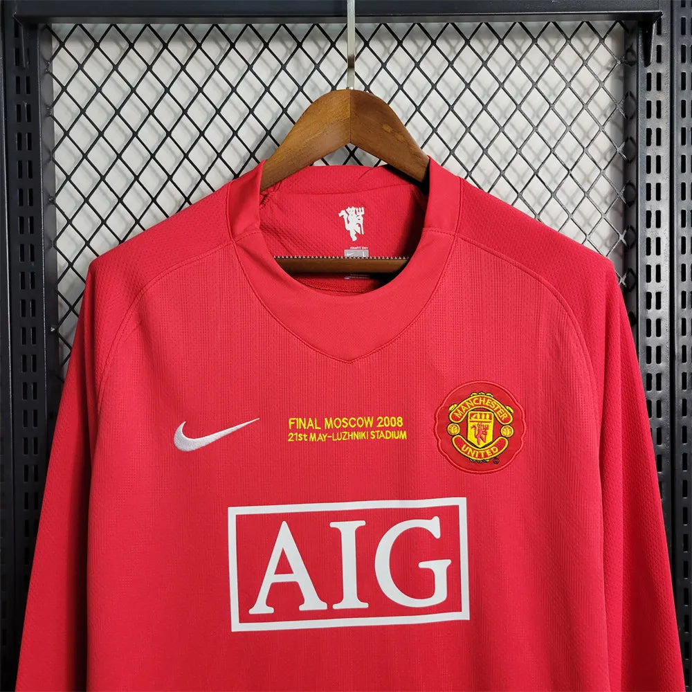 Manchester United Jersey Home Kit 2007/08 Retro Long Sleeve product image 5