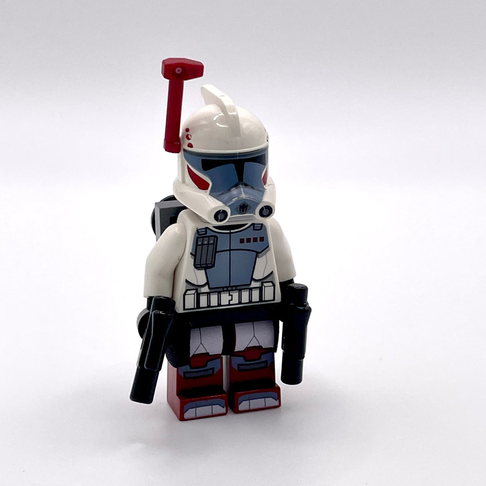 Clone ARC Trooper Hammer, Rancor Battalion (Phase 2) - Black Cloth Kama Dark Red Cloth Pauldron NOT included