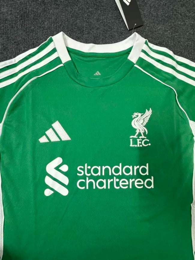 Liverpool Jersey 25/26 Green Football KIt Soccer product image 2