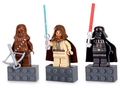 LEGO Star Wars 852554 Chewbacca, Darth Vader, Obi-Wan Kenobi - Magnet Set product image 1, provided for visual reference and