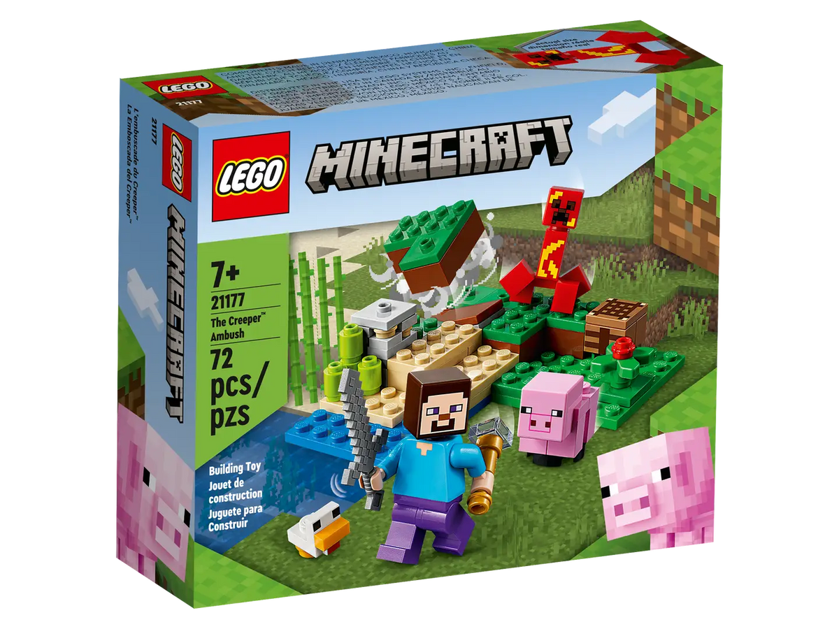 LEGO Minecraft 21177 The Creeper Ambush product image 1, provided for visual reference and product detail review