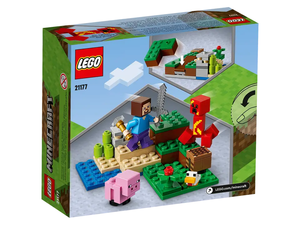 LEGO Minecraft 21177 The Creeper Ambush product image 2, provided for visual reference and product detail review