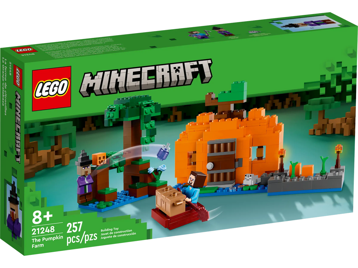 LEGO Minecraft 21248 The Pumpkin Farm product image 1, provided for visual reference and product detail review