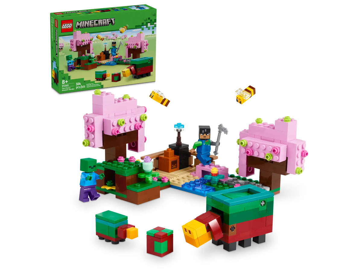 LEGO Minecraft 21260 The Cherry Blossom Garden product image 1, provided for visual reference and product detail review