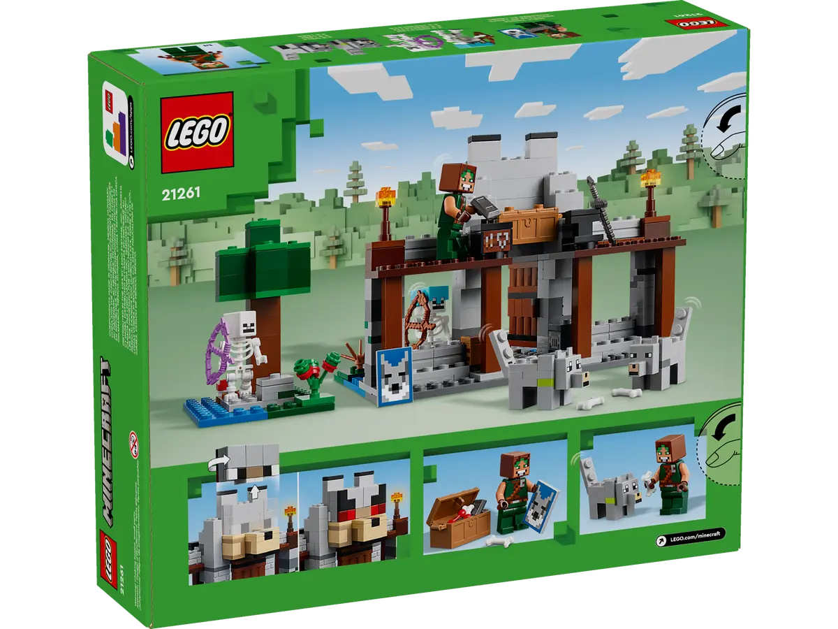 LEGO Minecraft 21261 The Wolf Stronghold product image 2, provided for visual reference and product detail review