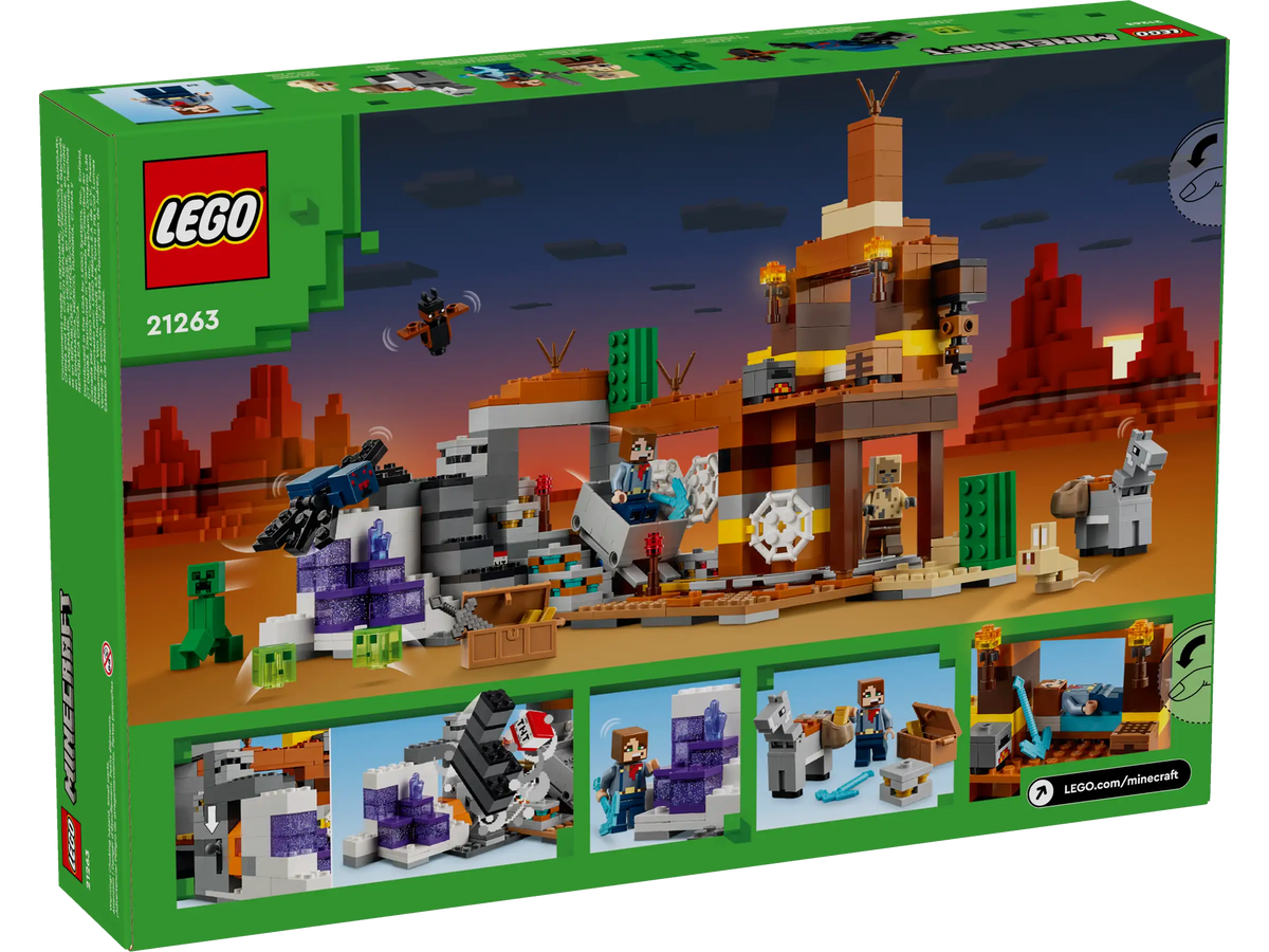 LEGO Minecraft 21263 The Badlands Mineshaft product image 2, provided for visual reference and product detail review
