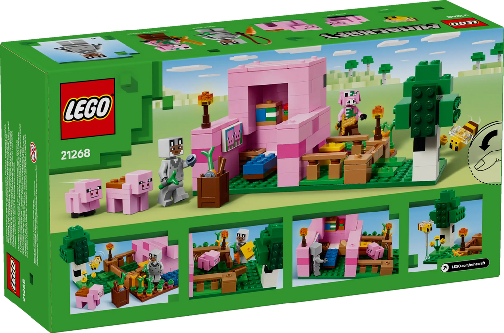LEGO Minecraft 21268 The Baby Pig House product image 2, provided for visual reference and product detail review