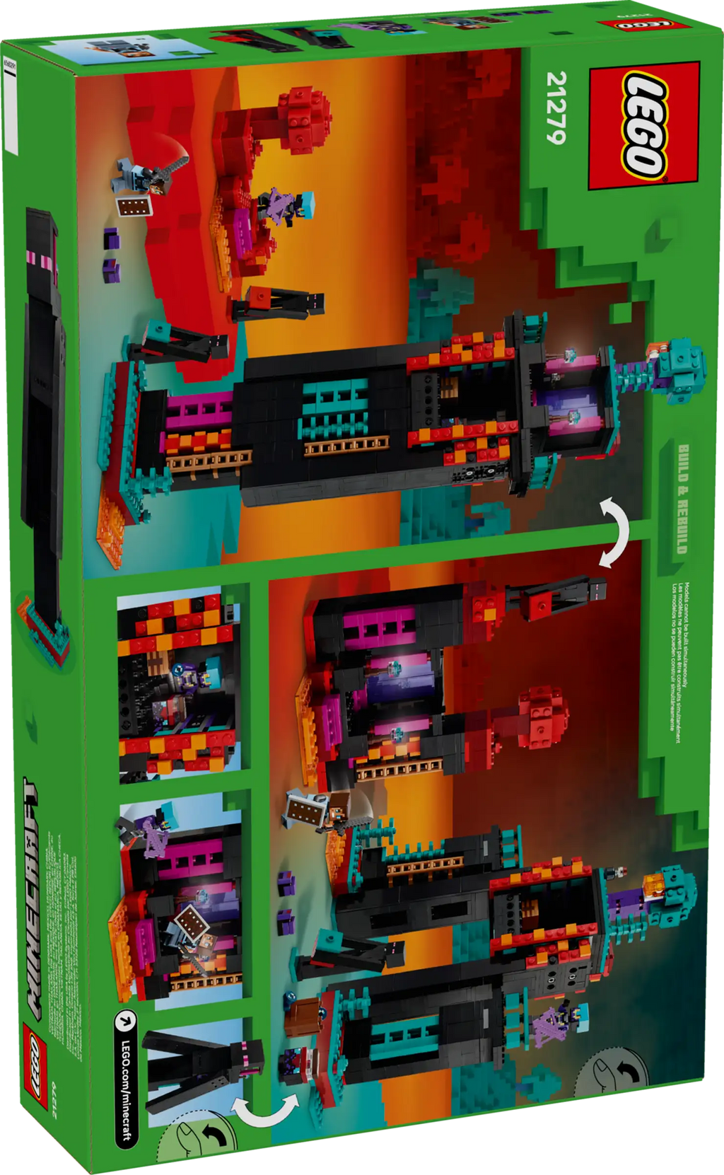 LEGO Minecraft 21279 The Enderman Tower product image 2, provided for visual reference and product detail review