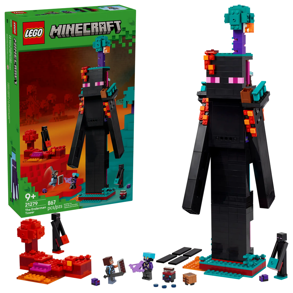 LEGO Minecraft 21279 The Enderman Tower product image 1, provided for visual reference and product detail review