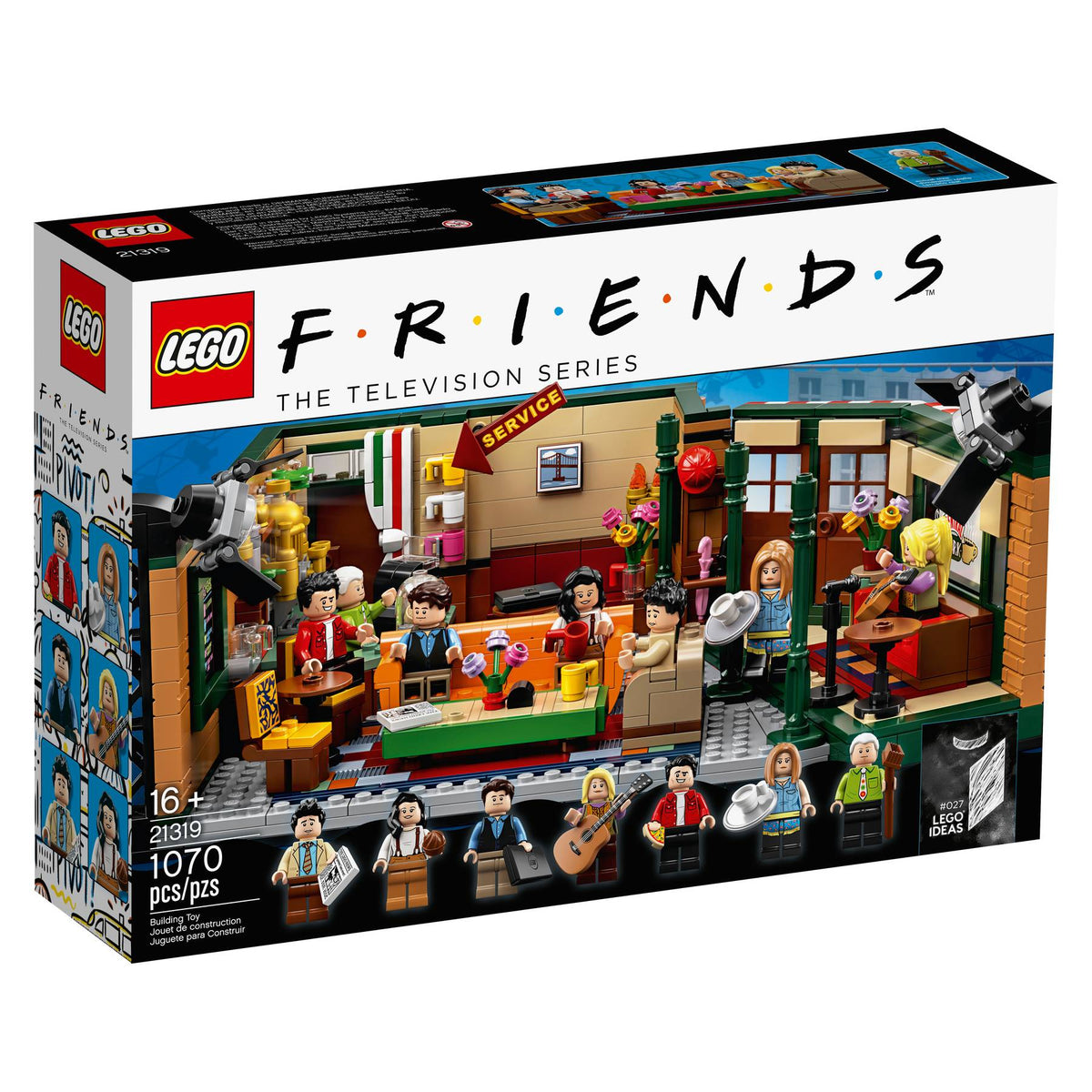 LEGO Ideas 21319 Friends Central Perk product image 1, provided for visual reference and product detail review