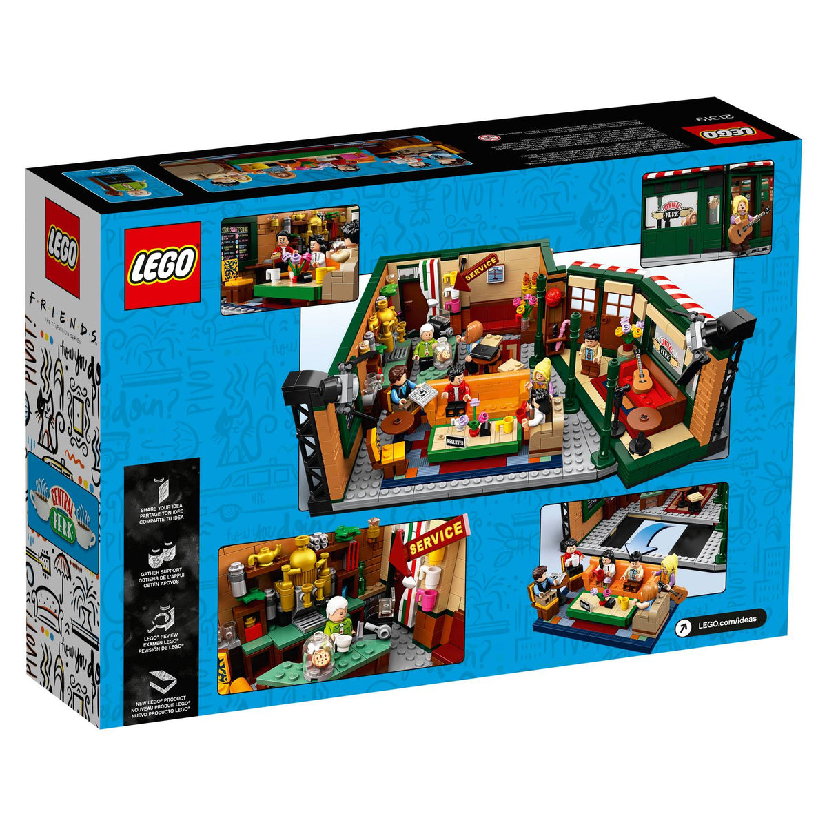 LEGO Ideas 21319 Friends Central Perk product image 2, provided for visual reference and product detail review